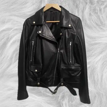[ 컨디션 최상 ] 천연 가죽 라이더 자켓 [ 양가죽 ]