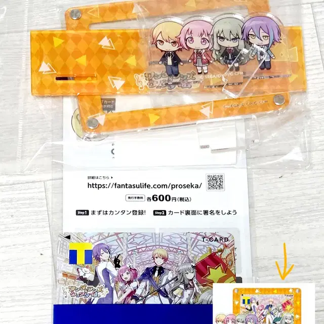 프로젝트 세카이 프세카 원더쇼 T카드 아크릴 스탠드