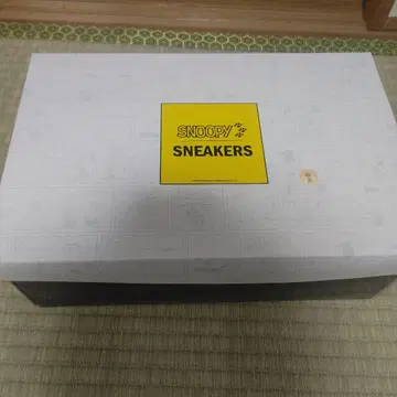 SNOOPY 스니커즈 베이지 28cm