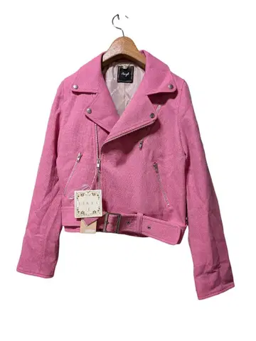 swingle 새상품 택 포함 폴리 원단 더블 라이더 자켓 size 1