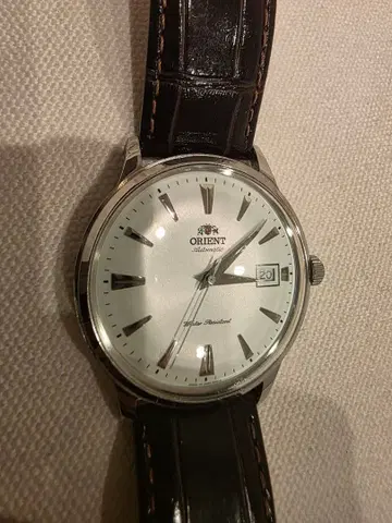 ORIENT 자동 와인딩 손목시계 실버