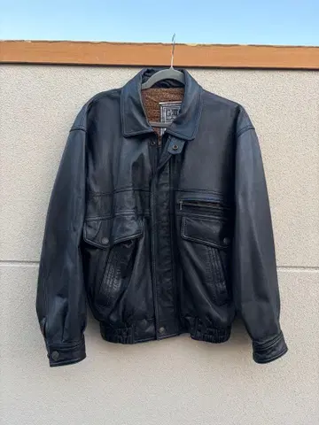 80s vintage 가죽 자켓