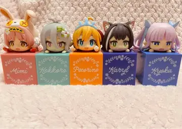 프리코네 히카케 피규어 5종 세트 미식전 리틀 리네 페코리누