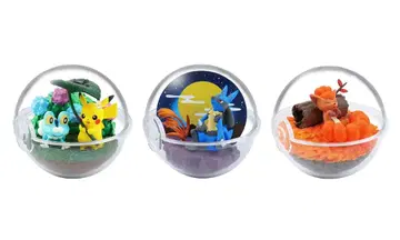 리멘트 피카츄 & 케로마츠 루카리오 네이비 테라리움 컬렉션