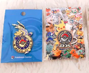 포켓몬 센터 한정판 로고 핀즈 2개 세트