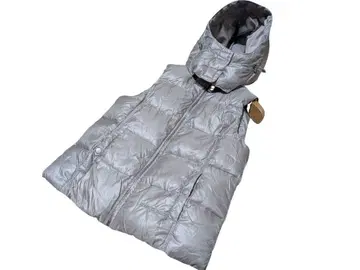 아르마니 익스체인지 후드 부착 다운 베스트 여성용 S