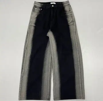 00s y2k 후염 워시 블랙 배기 데님 페어리 그런지