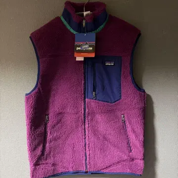 [ 미사용 새상품 ] patagonia 택 포함 레트로x 퍼플 M 플리스