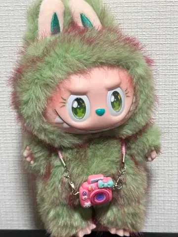 지모모 토끼 후드 부착 봉제 인형 THE MONSTER