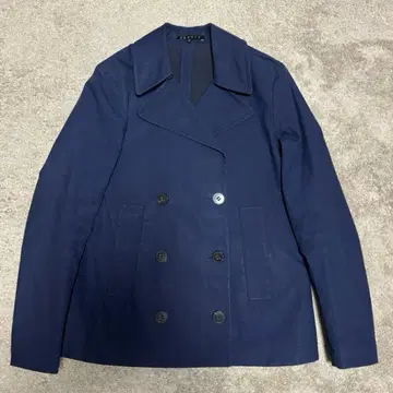 띠어리 숏 트렌치코트 네이비