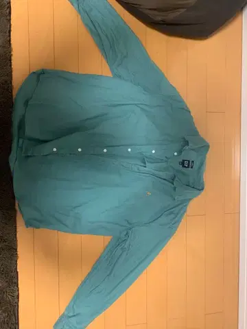 GAP 더 빅 셔츠 그린 L
