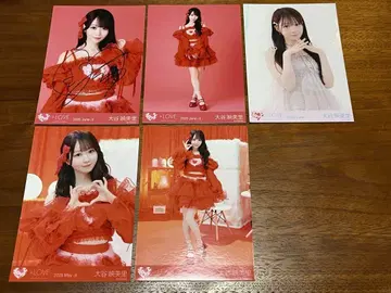 오타니 에미리 친필 =LOVE 브로마이드 특전 MV 의상 5장 세트