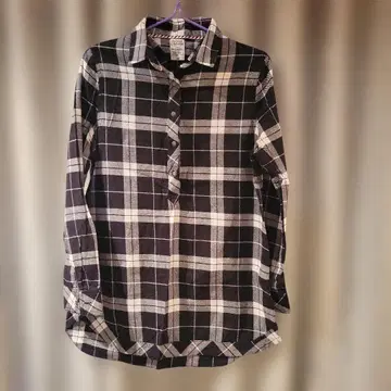 힐피거 데님 셔츠 튜닉