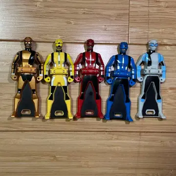 레인저 키 특명전대 고버스터즈 5개 세트 메탈릭 고카이저