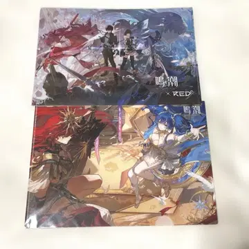 명조 파르코 도쿄 타워 클리어 파일 세트 오거스타 유노 카르테지아