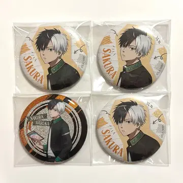 윈블 옥상 스터디 벚꽃 하루카 캔뱃지