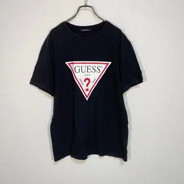 [ GUESS ] 게스 T셔츠 프린트 반팔 XL 사이즈 면 100%