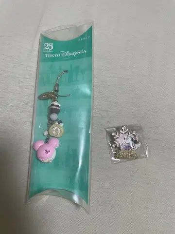 디즈니 25주년 스트랩 참 핀즈