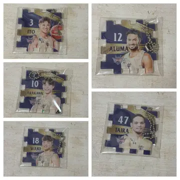 류큐 골든 킹스 아크릴 키링 세트 5종