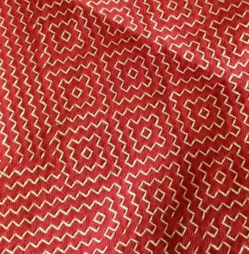 자수 텍스타일 보자