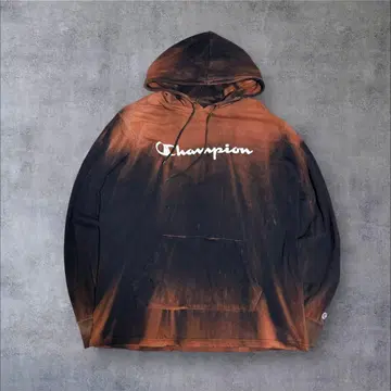 귀 페이드 & 보로 Champion 리브 없는 후드티