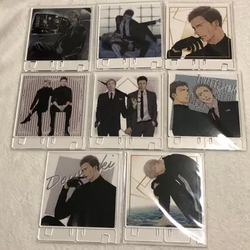 얀다 코우 '새는 날지 않는다' 복권 아크릴 코스터 8종 미개봉 새상품