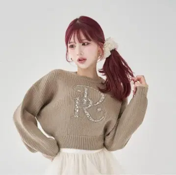 DR 비쥬 볼륨 리브 니트탑 Darich