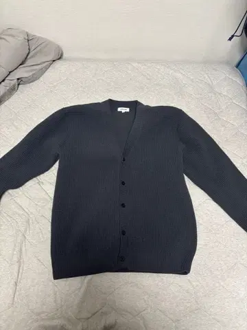 GLOBAL WORK 리브 가디건 M 다크 그레이