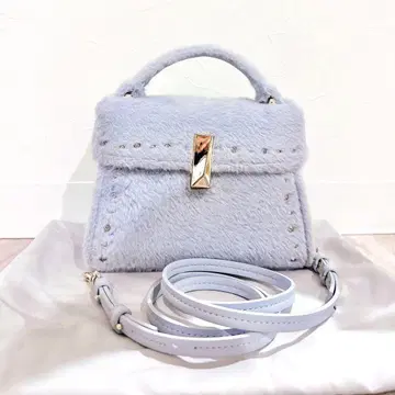 CELFORD [뤼탕] 비쥬 스터드 퍼 미니백 SAX