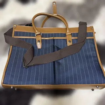 Christian Mode 비즈니스 백 네이비 / 브라운 CM024