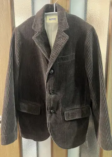 BEAMS BOY 코듀로이 자켓 브라운