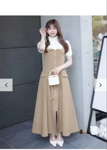 프론트 집업 원피스