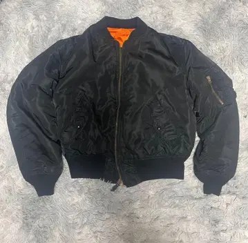 90s ALPHA INDUSTRIES MA-1 블랙 알파 USA 제조