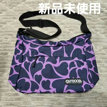 미사용 새상품 OUTDOOR PRODUCTS 하트 무늬 숄더백 보라색