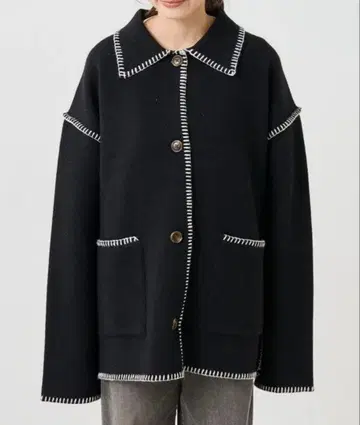 프릭스스토어 스티치 니트 자켓