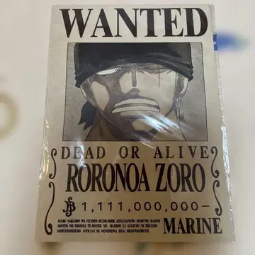 원피스 현상금 포스터 4장 세트, 엽서 2장 포함