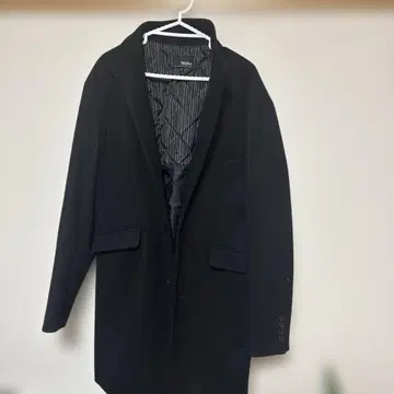 모스카토 블랙 체스터 코트 XL