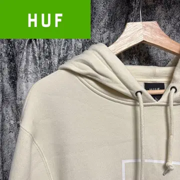 HUF 후드티 크림색