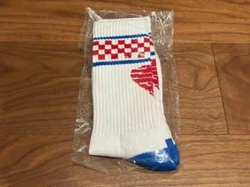 사바스타 로고 삭스 화이트 화이트 양말