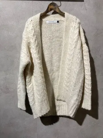 새상품급 [ LAGUNAMOON ] 알파카 로우게이지 니트 가디건