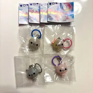 푸쿠푸쿠 아와와짱 메지루시 액세서리 가챠가챠 4종 세트