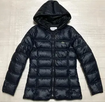 LACOSTE 라코스테 후드 부착 다운 자켓 사이즈 34(S) 블랙