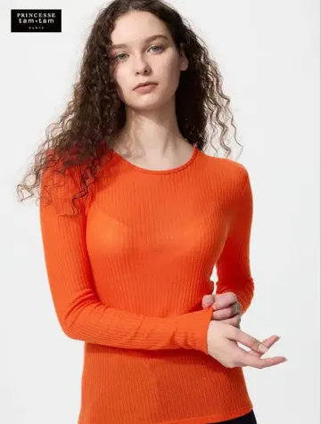 히트텍 캐시미어 블렌드 포인테일 T 프린세스 탐 탐