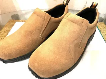 정글 모크 슬립온 천연 가죽 베이지