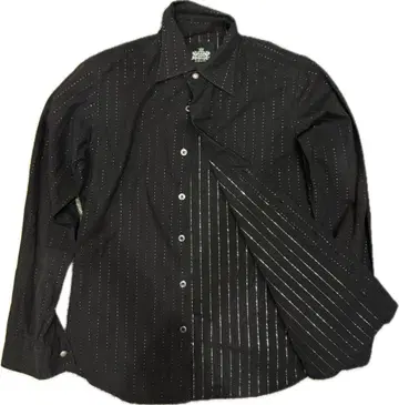 도트 스트라이프 중고 셔츠 일본제