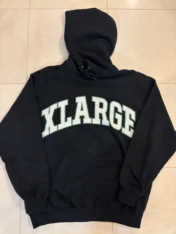 XLARGE 후드티 블랙