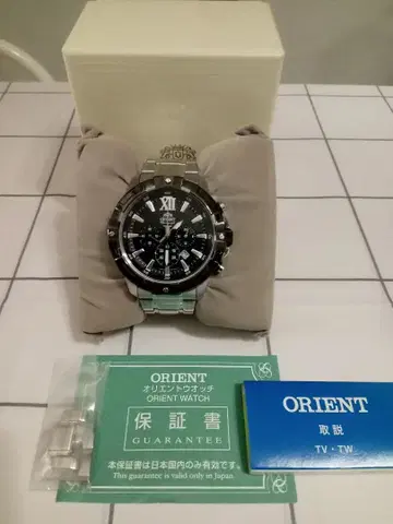 ORIENT TV-TW 블랙 손목시계