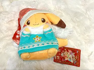 포켓몬 센터 크리스마스 Heartwarming 봉제 인형 피카츄
