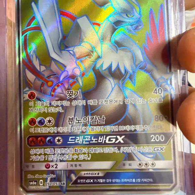 포켓몬 화이트큐레무 GX 풀 일러스트 앨범소장용 b급