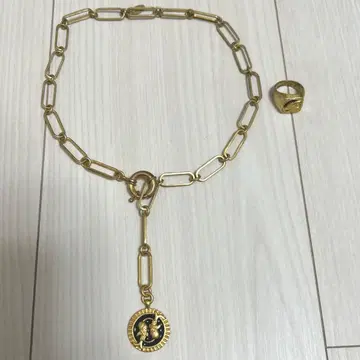 ZARIIN 별자리 참 목걸이 물고기자리 & 반지 양자리